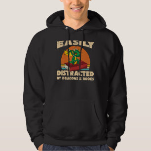 Retro Animal Book Reading Fantasy Bookworm Book Dr Hoodie