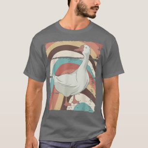 Retro Animal Lover Farm Bird Farmer Goose 714 T-Shirt