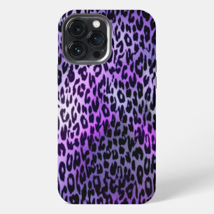Retro animal print texture of leopard iPhone 13 pro max case