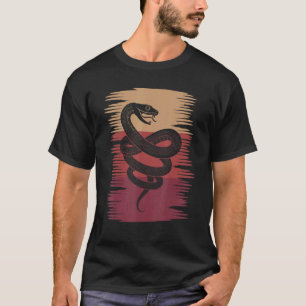 Retro Animal  Snake  Reptile Keeper Pet Snake 1 T-Shirt