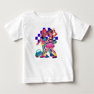 Retro Anime Duo Graphic Tee T-Shirt