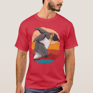 Retro Antarctica animal zoo animal lover penguin r T-Shirt