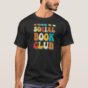 Retro Anti Social Book Club Readers T-Shirt