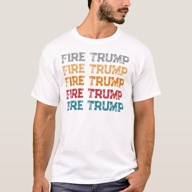 Retro Anti Trump Shirt (Front)