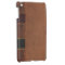 Retro Antique Book, faux leather bound brown
