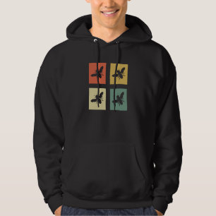 Retro Apiary Nature Beehive Honeycomb Insect Bees Hoodie
