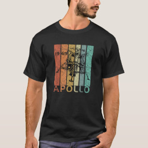 Retro Apollo 11 50th Anniversary Moon Landing 1969 T-Shirt