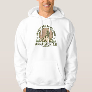 Retro Appalachian Mountains Hike Sunset T-Shirt Hoodie