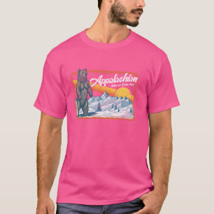 Retro Appalachian Trail Vintage Bear 70s 80's AT T T-Shirt