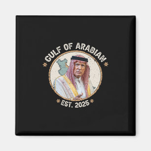 Retro Arabian Gulf Gulf Of Arabia Persian Gulf Fun Magnet