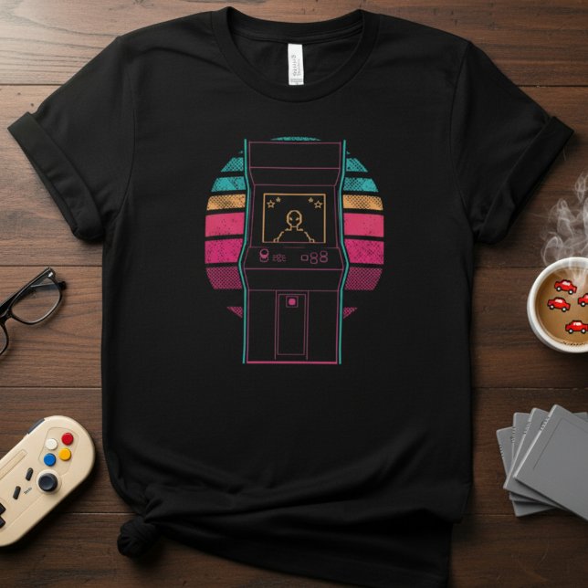 Retro Arcade Cabinet T-Shirt (Creator Uploaded)