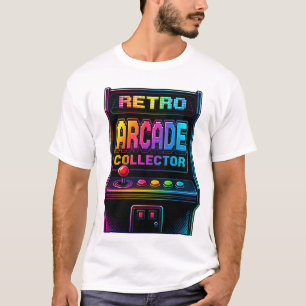 Retro Arcade Collector Vintage 80s Gaming T-Shirt