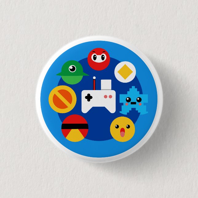 Retro Arcade Fun 3 Cm Round Badge (Front)