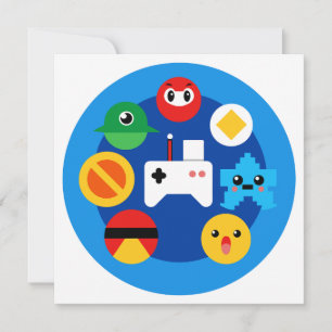 Retro Arcade Fun Thank You Card