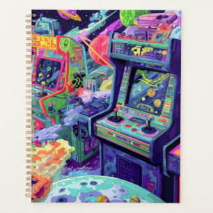 Retro Arcade Machines in Space Planner