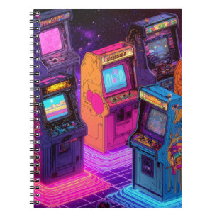 Retro Arcade Machines Notebook