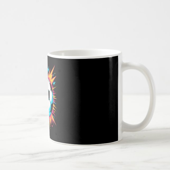 Retro Arcade Soccer Ll  Coffee Mug (Right)