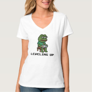 Retro Arcade Video Game Controller Gamer Frog T-Shirt