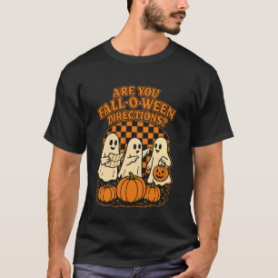Retro are You Fall O Ween Directions, Funny Ghost T-Shirt
