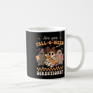 Retro Are You Fall O Ween Directions Teacher Hallo Coffee Mug