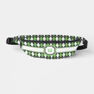 Retro Argyle Bum Bags