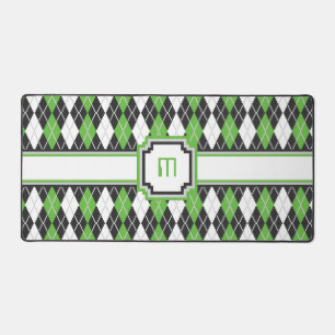 Retro Argyle Desk Mat