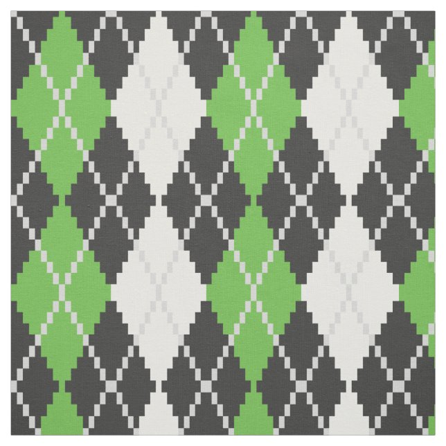 Retro Argyle Fabric (Swatch)