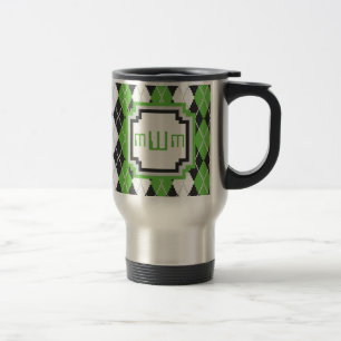 Retro Argyle Mug