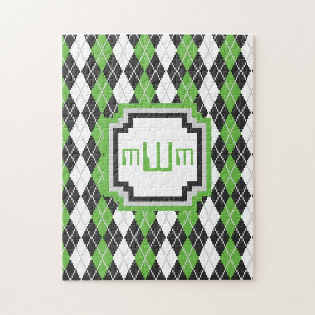 Retro Argyle Puzzle (Vertical)