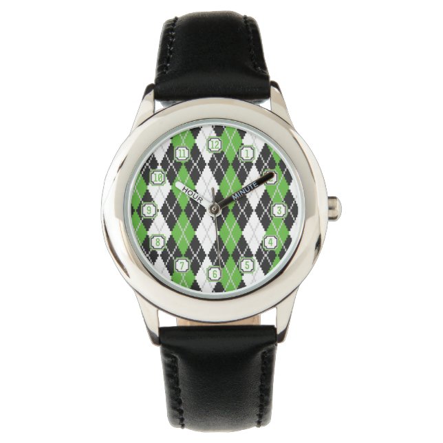 Retro Argyle Watch (Front)