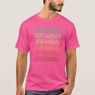 Retro Arkansas Home State Roots Little Rock Family T-Shirt