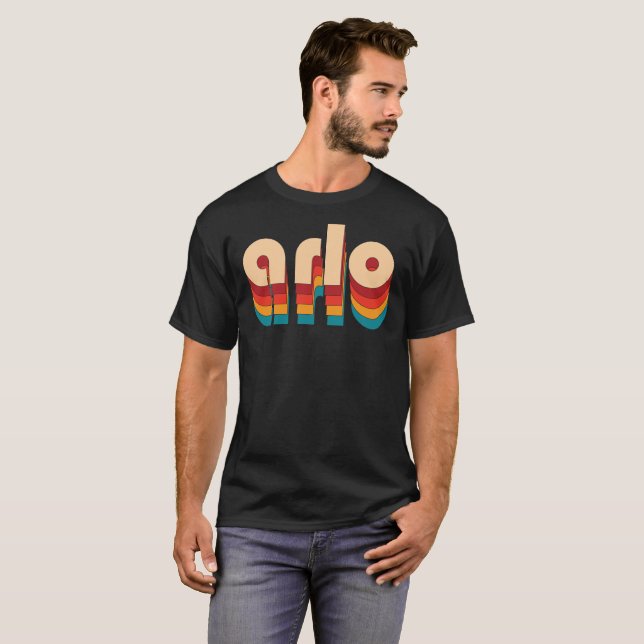 Retro Arlo Name T-Shirt (Front Full)