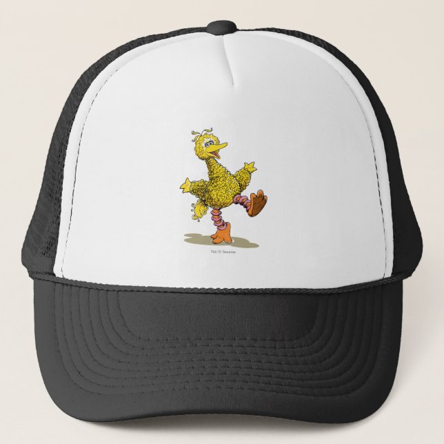 Retro Art Big Bird Trucker Hat (Front)