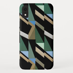 Retro Art Deco Vintage Diamond Triangle Patterns Case-Mate iPhone Case
