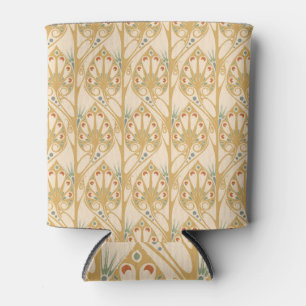Retro art nouveau, abstract geometric lines. can cooler