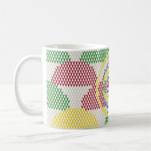 Retro Art Nouveau Pattern Coffee Mug