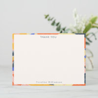 Retro Artsy Abstract Botanical Personalised