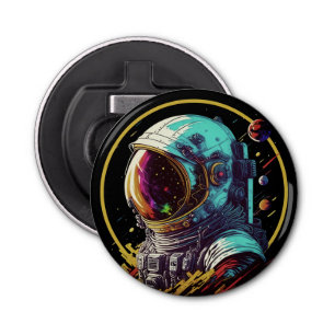 Retro Astronaut Bottle Opener – Explore Every Sip