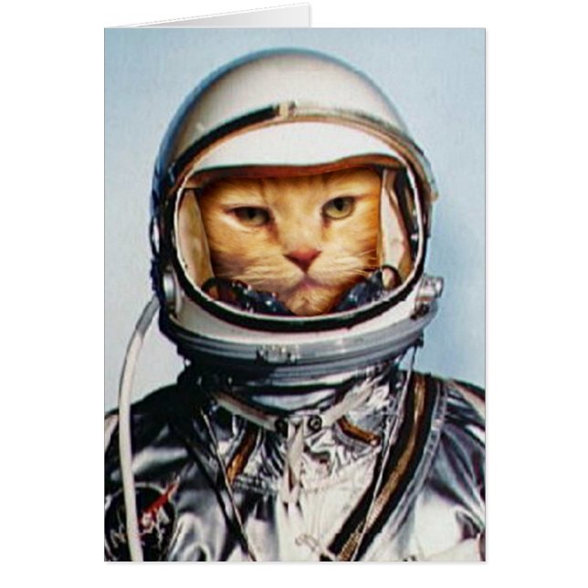 Retro Astronaut Cat (Front)