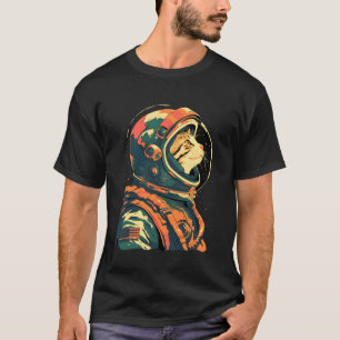Retro Astronaut Cat 1 T-Shirt