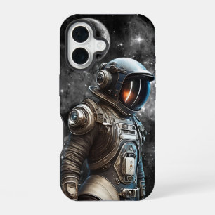 Retro Astronaut iPhone Case 8K Art