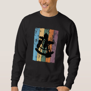 Retro Astronomy Telescope Theodolite Astronomer Sweatshirt
