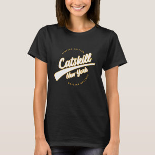 Retro Athletic Catskill NY Apparel T-Shirt