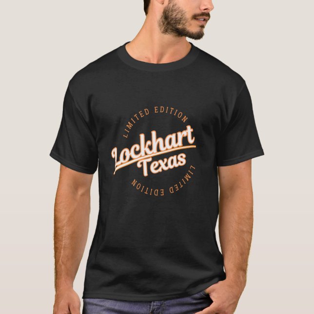 Retro Athletic Lockhart TX Apparel T-Shirt (Front)
