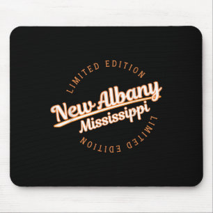 Retro Athletic New Albany Ms Apparel  Mouse Pad