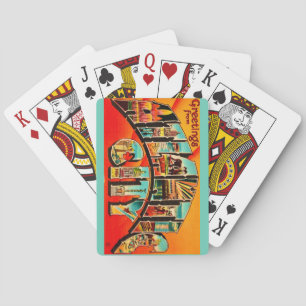 Retro Atlantic City NJ Postcard Playing Cards