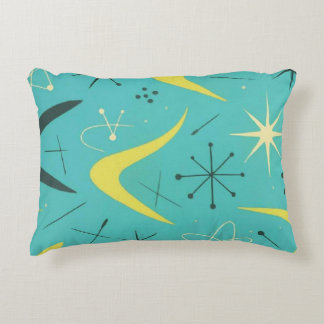 Retro Atomic Abstract Pillow
