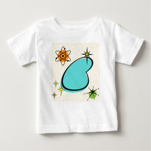 Retro Atomic Boomerang and Starbursts T-Shirt