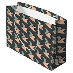 Retro Atomic Crescents Pattern Gift Bag