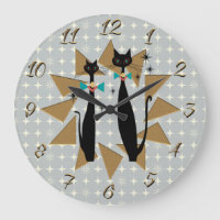 Retro Atomic Era Mid Century Modern Cool Cats